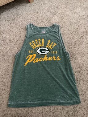NFL Green Bay Packers Tank Top - Heather Green & Yellow